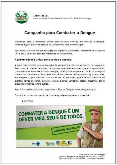campanha dengue